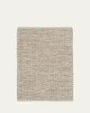 Annie Selke Marled Brown Handwoven Cotton Rug, 5' X 8' In Brown