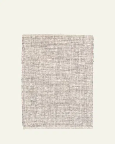 Annie Selke Marled Grey Handwoven Rug, 5' X 8'