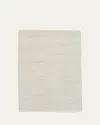 Annie Selke Marled Light Blue Handwoven Cotton Rug, 10' X 14'