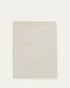 Annie Selke Marled Light Blue Handwoven Cotton Rug, 3' X 12' In Light Blue