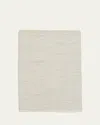 Annie Selke Marled Light Blue Handwoven Cotton Rug, 8' X 10'