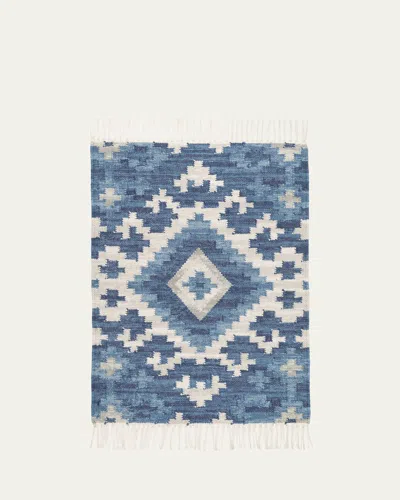 Annie Selke Marmara Kilim Handwoven Rug, 3' X 5' In Blue