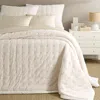 Annie Selke Marshmallow Fleece Puff Coverlet, King In Ivory