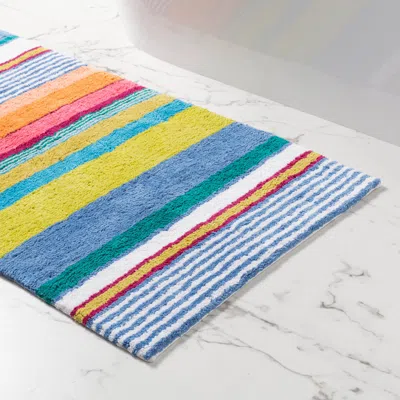Annie Selke Mellie Stripe Bath Rug - Small