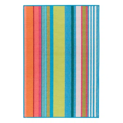 Annie Selke Mellie Stripe Multi Machine Washable Rug - 3x5