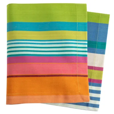 Annie Selke Mellie Stripe Napkin Set Of 4