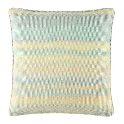 Annie Selke Mirage Stripe Blue Decorative Pillow Cover - 22" Square