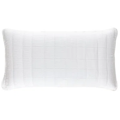 Annie Selke Monet White Quilted Sham - King