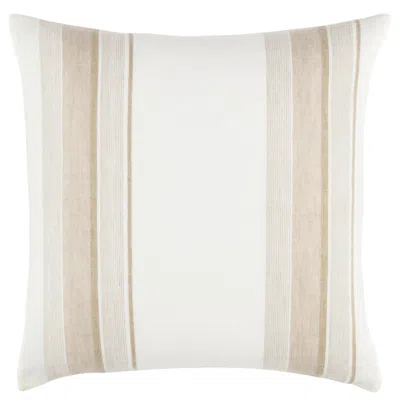 Annie Selke Napa Stripe Linen Natural Sham In Multi