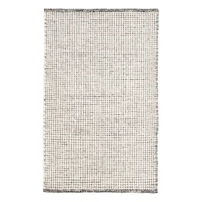 Annie Selke Network Black Handwoven Wool Rug - Runner-2.5x8 In Gray