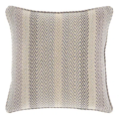 Annie Selke Nip Tuk Linen Blue/natural Decorative Pillow Cover - 20" Square