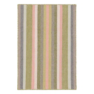 Annie Selke Nip Tuk Rose Handwoven Wool Rug - 10x14 In Pink