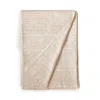Annie Selke Oliver Ombre Throw In Natural