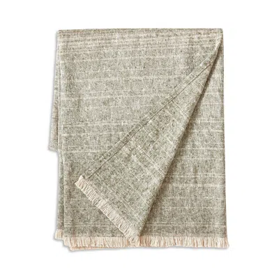 Annie Selke Oliver Ombre Throw In Sage