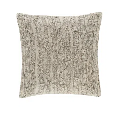 Annie Selke Osian Natural Decorative Pillow Cover - 20" Square In Gray