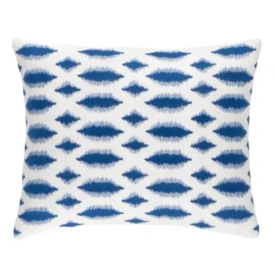 Annie Selke Outta Sight Cobalt Indoor/outdoor Decorative Pillow Cover - 16" Lumbar In Blue