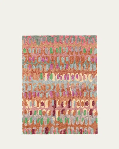 Annie Selke Paint Chip Clay Micro-hooked Rug, 4' X 6'