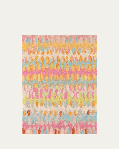 Annie Selke Paint Chip Confetti Micro-hooked Rug, 5' X 8'