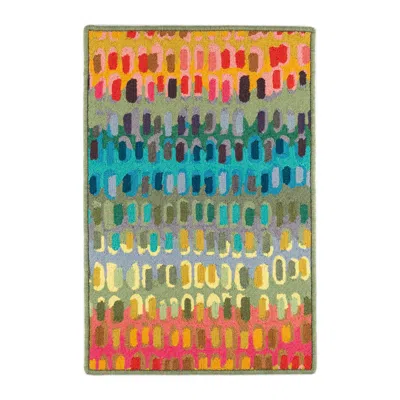 Annie Selke Paint Chip Multi Hand Micro Hooked Wool Custom Rug