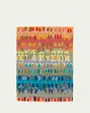 Annie Selke Paint Chip Multi Micro-hooked Rug, 8' X 10' In Multi