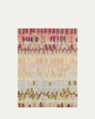 Annie Selke Paint Chip Pastel Micro-hooked Rug, 4' X 6'