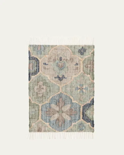 Annie Selke Pali Blue Handwoven Jute Rug, 10' X 14'