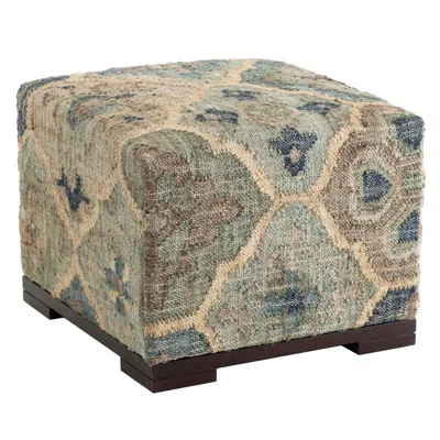 Annie Selke Pali Blue Rug Bench - Square