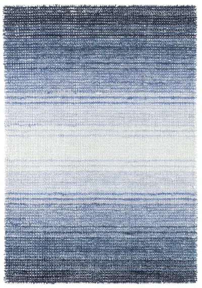 Annie Selke Pandora Blue Hand Loom Knotted Rug - 2x3