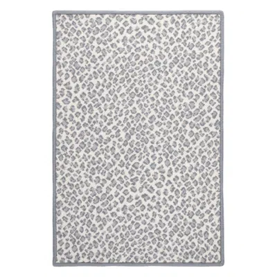 Annie Selke Panthera Slate Woven Wool Custom Rug In Gray