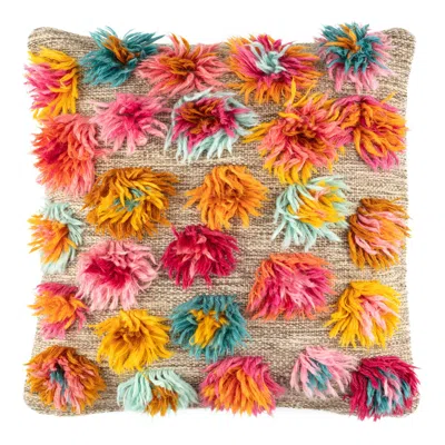 Annie Selke Party On Multi Decorative Pillow Cover - 22" Square