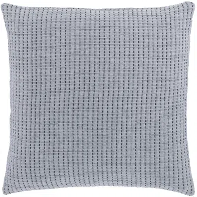 Annie Selke Pick Stitch Navy Matelasse Sham - Euro In Blue