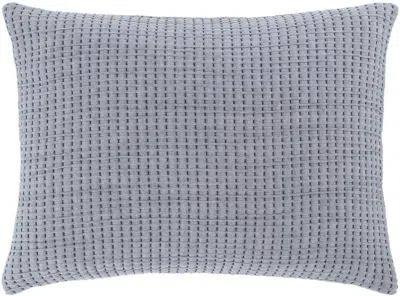 Annie Selke Pick Stitch Navy Matelasse Sham - Standard In Blue