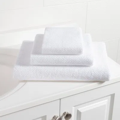 Annie Selke Pin Dot Terry White Towel - Hand Towel