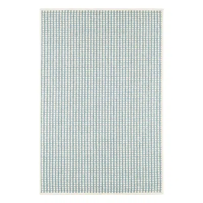 Annie Selke Pixel Sky Woven Sisal/wool Custom Rug In Blue
