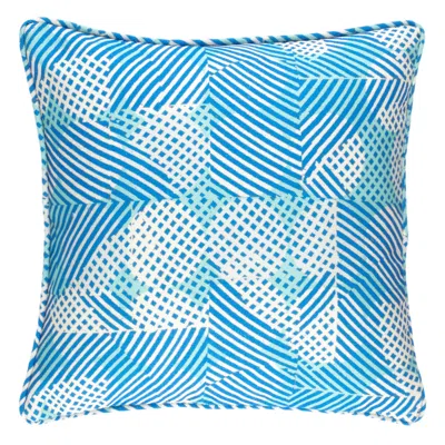 Annie Selke Pool View Indoor/outdoor Decorative Pillow Cover - 22" Square