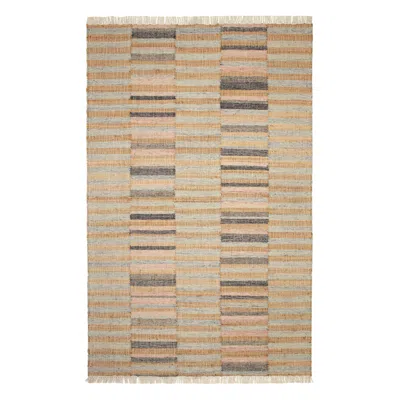 Annie Selke Ravel Stripe Blue Handwoven Wool Rug - 10x14