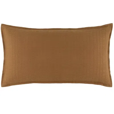 Annie Selke Roark Caramel Matelasse Sham - King In Brown