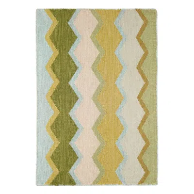 Annie Selke Safety Net Green Handwoven Indoor/outdoor Rug - Runner-2.5x8 In Multi