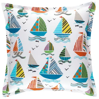Annie Selke Sailboats Multi Sham