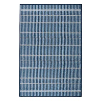 Annie Selke Samson Navy Machine Washable Rug - 3x5 In Blue