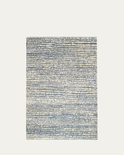 Annie Selke Shepherd Pewter Blue Hand-knotted Rug, 3' X 5'