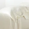 Annie Selke Silken Solid Ivory Sheet Set - Full In White