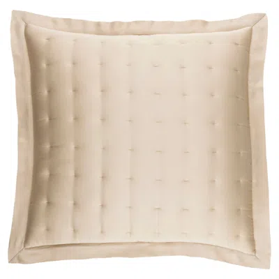 Annie Selke Silken Solid Sand Puff Sham - King