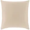 Annie Selke Silken Solid Sand Sham In Brown