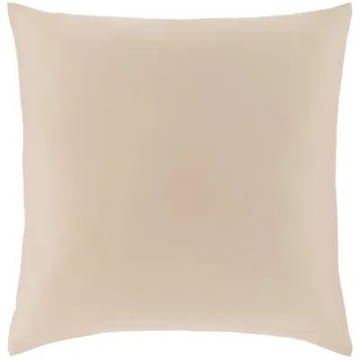 Annie Selke Silken Solid Sand Sham In Brown