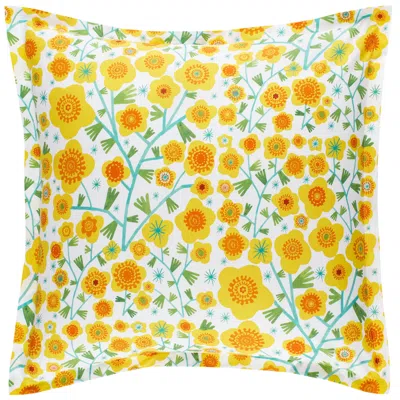 Annie Selke Silly Sunflowers Yellow Sham