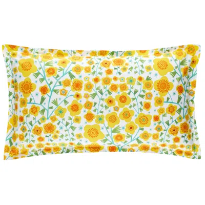 Annie Selke Silly Sunflowers Yellow Sham - King