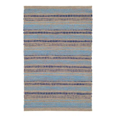 Annie Selke Sooner Than Later Blue Handwoven Indoor/outdoor Rug - 10x14