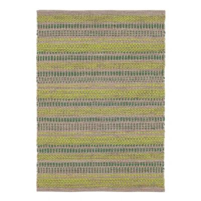 Annie Selke Sooner Than Later Green Handwoven Indoor/outdoor Rug - 3x5