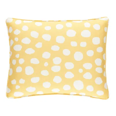 Annie Selke Spot On Pale Yellow Indoor/outdoor Decorative Pillow Cover - 16" Lumbar